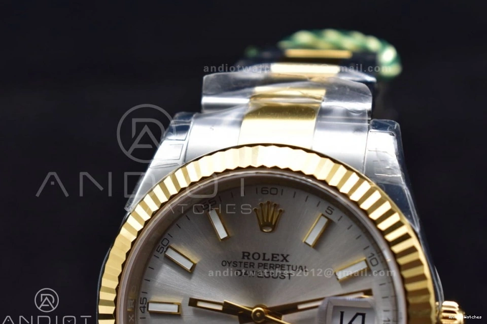 on 41 596 1:1 VSF 904L Bracelet YG SS Edition Oyster Dial Silver GoAnywhere 126333 Best VS DateJust 0130